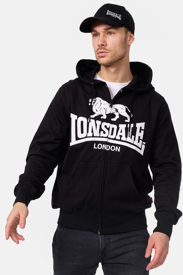 LONSDALE Men's hooded zipsweat jacket